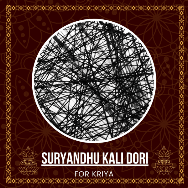 Suryandhu Kali Dori – The Empowering Thread of Protection and Influence - 10 ft