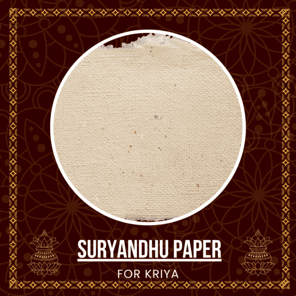 Suryandhu Pepar – The Sacred Paper for Spiritual Manifestation